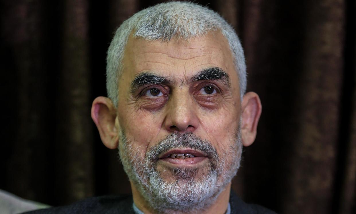 <span>Yahya Sinwar, the Hamas leader in Gaza, was the most feared man in Israel even before the 7 October attacks.</span><span>Photograph: Mohammed Saber/EPA</span>