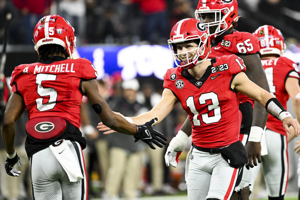 Georgia Repeats as National Champions After Bulldogs Blowout TCU 65-7 in  Title Game – NBC Los Angeles