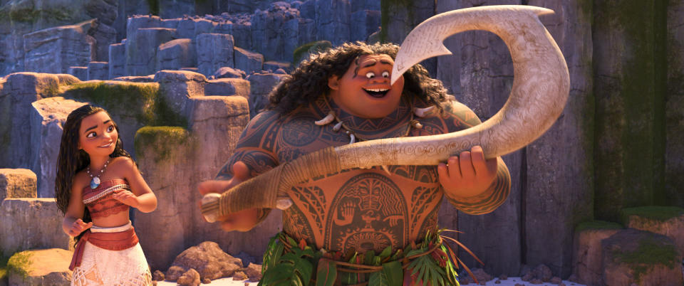 Moana and Maui