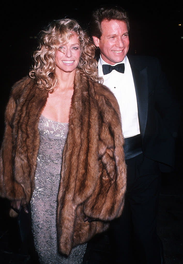 Ryan O'Neal and Farrah Fawcett