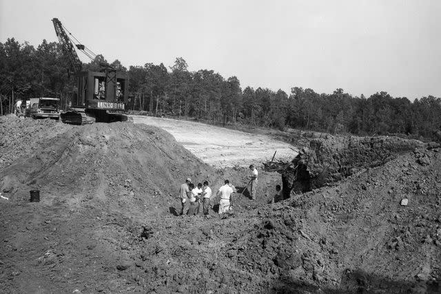 <p>FBI</p> Six weeks after the men were fatally shot, investigators recovered their bodies at a farm near Philadelphia, Miss., where a dam had been under construction.