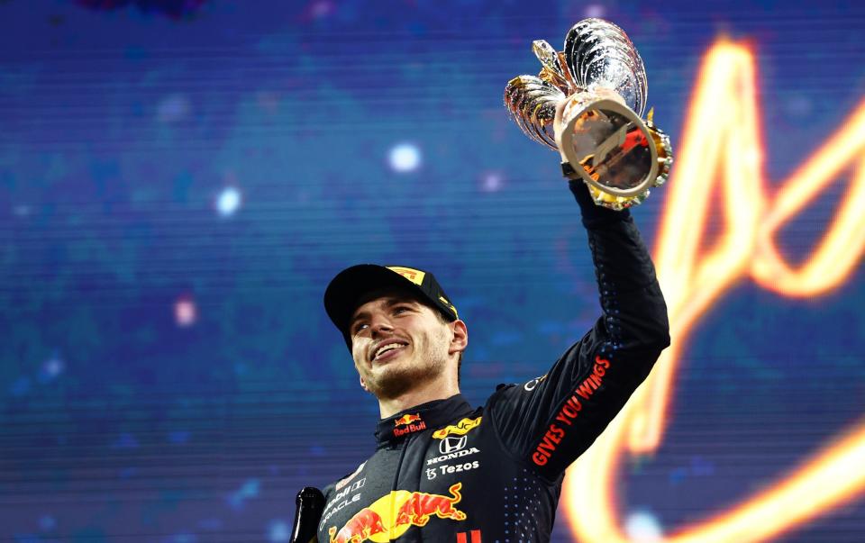 Max Verstappen won the title last year after a hugely controversial final race - GETTY IMAGES