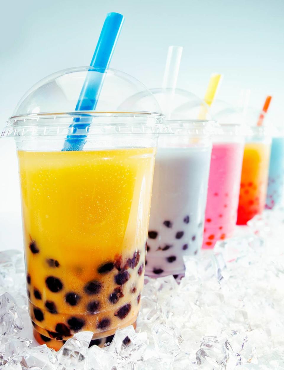 Assorted fruity boba tea cocktails. Boba, also known as bubble tea, originated in Taiwan in the 1980s and arrived in the U.S. a decade later. But there has been a boba shortage, forcing area boba tea shops to be flexible.