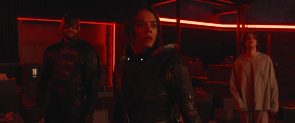 Wyatt Russell, Hannah John-Kamen and Lewis Pullman in Thunderbolts*