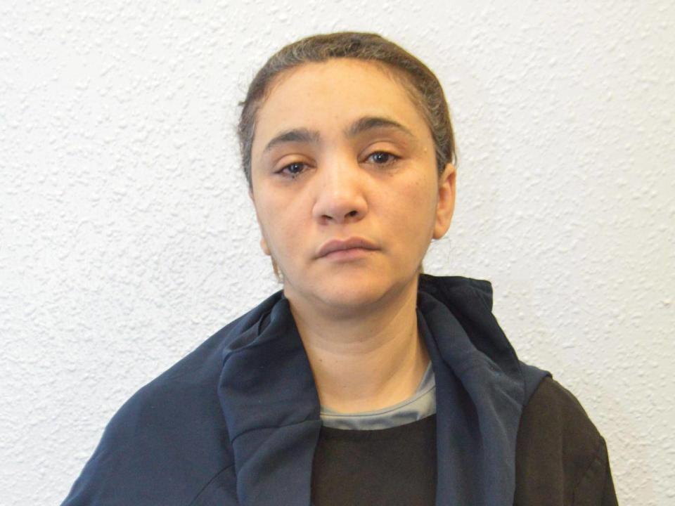 Mina Dich, 44, supported her daughters’ plot to carry out a terror attack in Britain (Metropolitan Police)