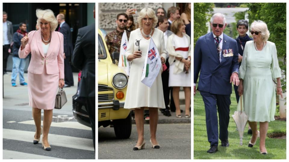 If you hadn’t noticed, Camilla wears her Chanel pumps to almost every public appearance. Source: Getty