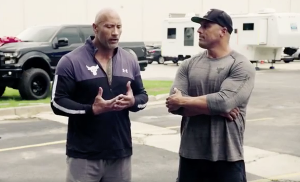 The Rock wanted to thank his stunt double of 17 years with a brand new truck. Source: Instagram/therock