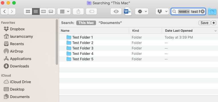 How to rename a folder on Mac 1