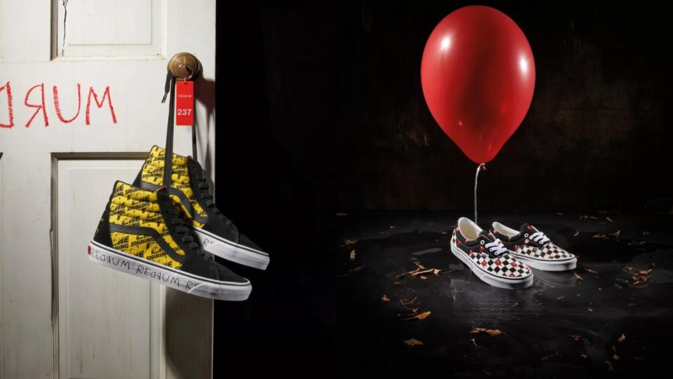 Vans horror sneakers based on It and The Shining.