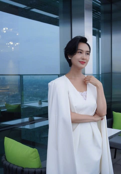 48歲香港女星朱茵。（圖／翻攝自朱茵微博）
