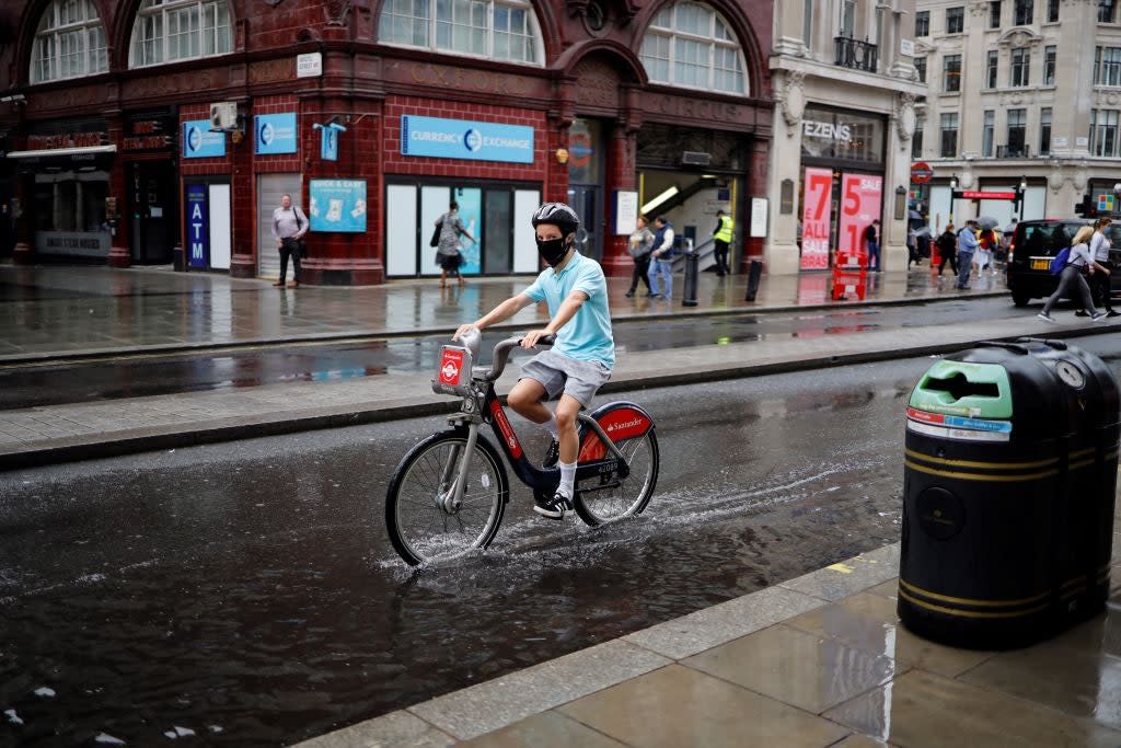 Large parts of the UK will see showers and thunderstorms this weekend: Getty Images