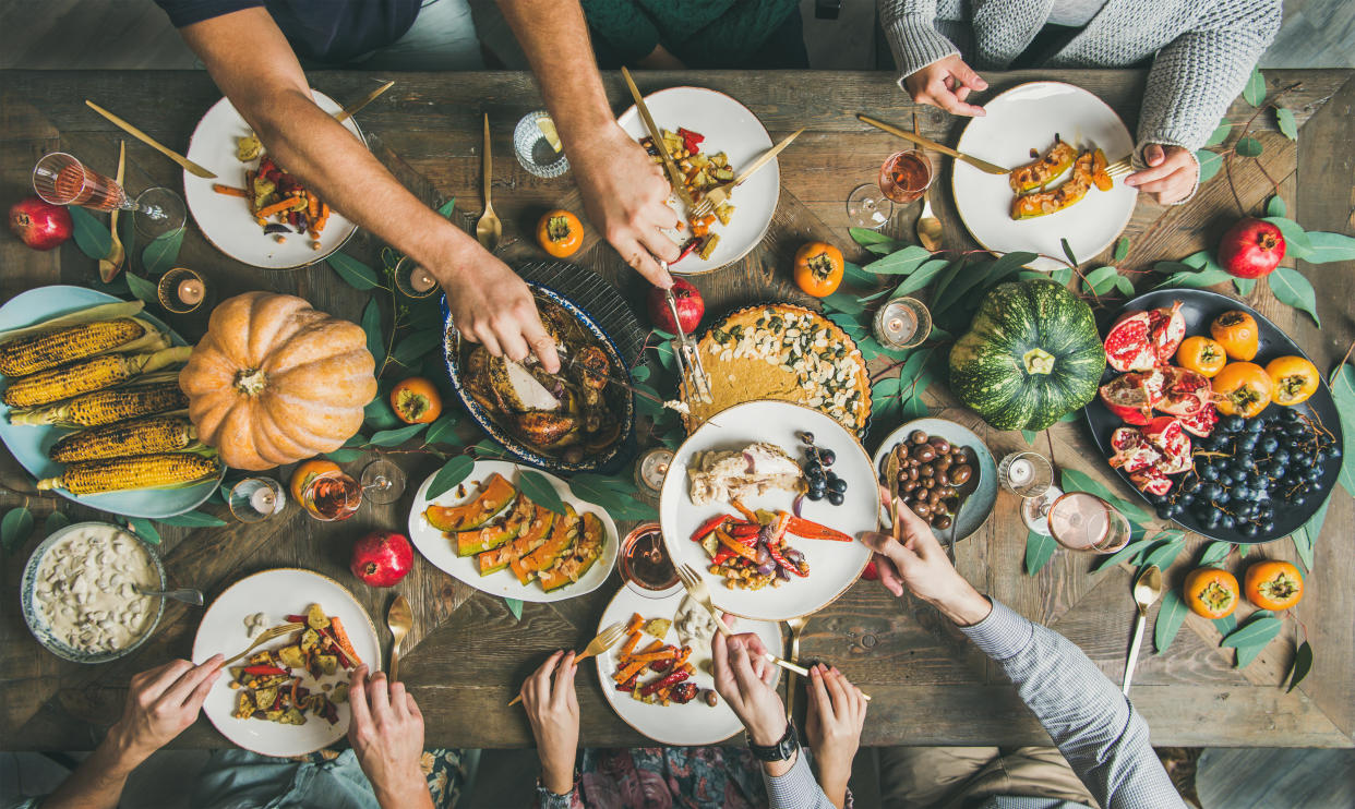 It's important to acknowledge that traditional Thanksgiving foods — including turkey, pumpkins, cranberries, corn, beans and more — have indigenous roots, say experts. (Photo: Getty Images)