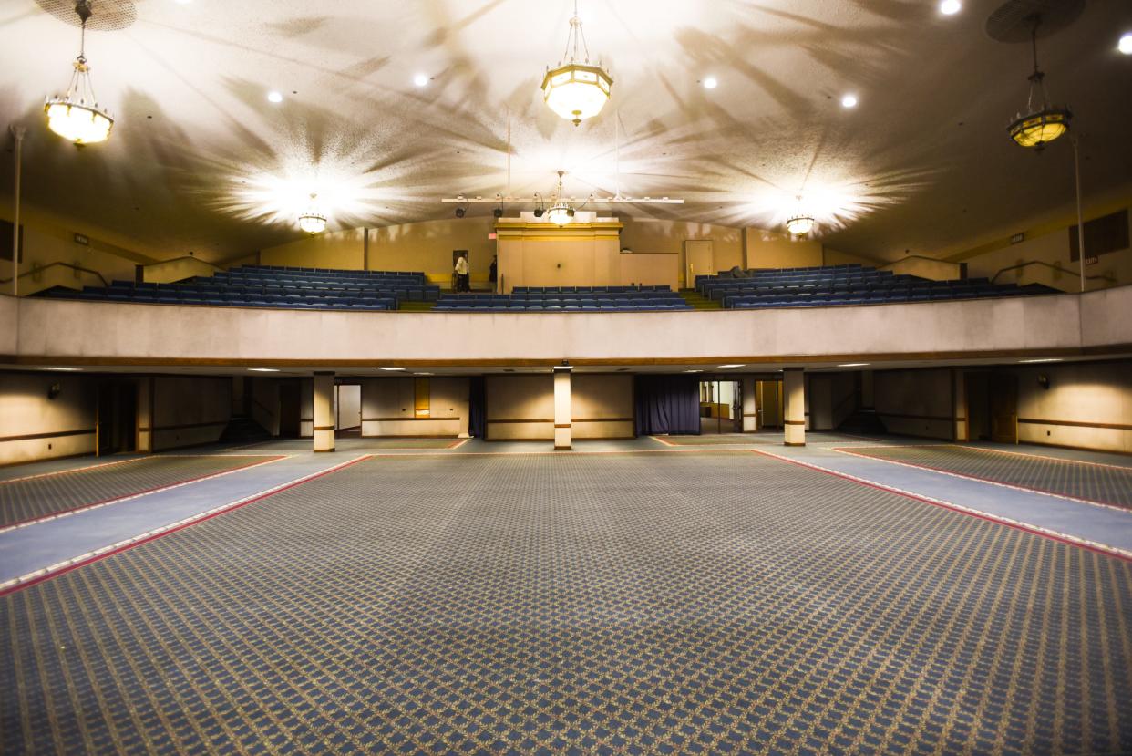 A tour of the former Masonic Temple in downtown Lansing, seen Wednesday, March 27, 2024.