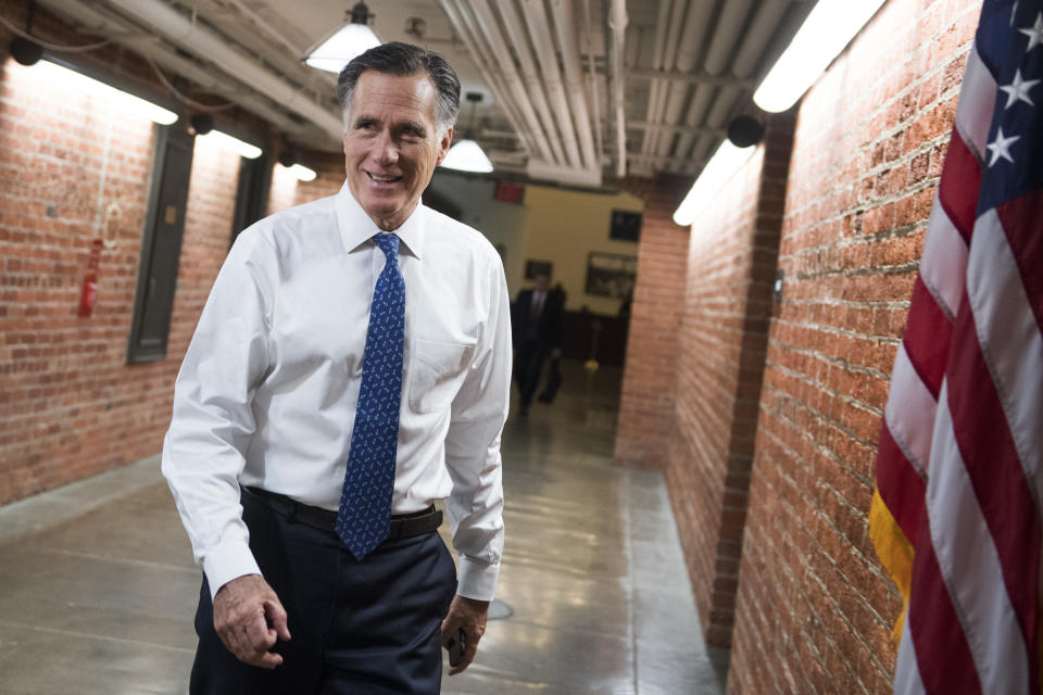 Sen. Mitt Romney, R-Utah. (Photo: Tom Williams/CQ Roll Call)