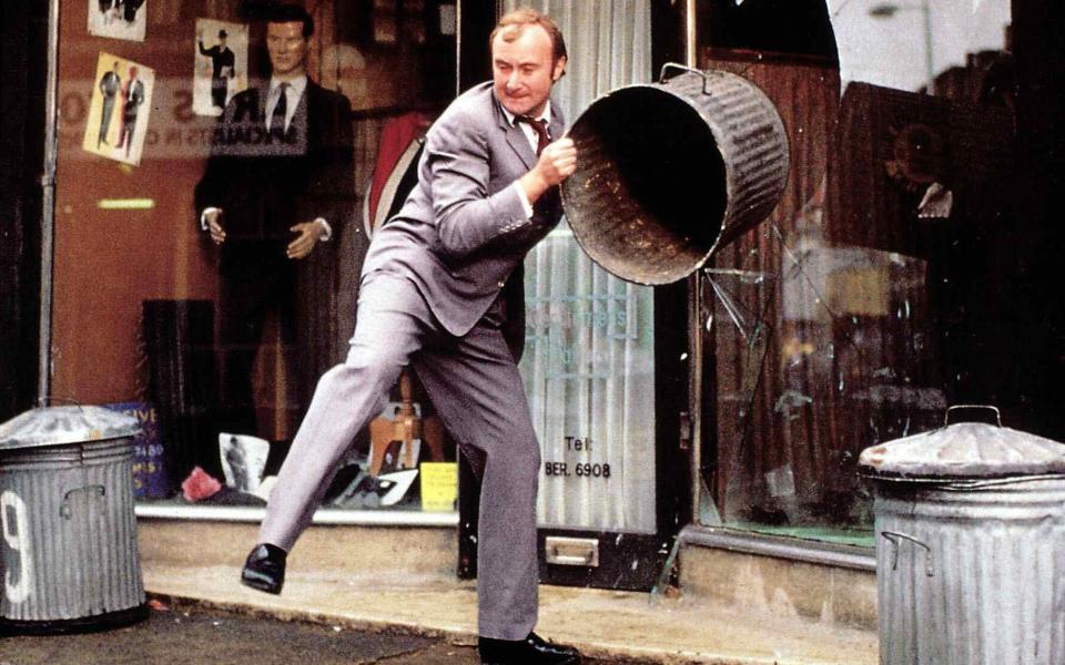 Cheeky chappie: Phil Collins as criminal Buster Edwards in the 1988 film Buster