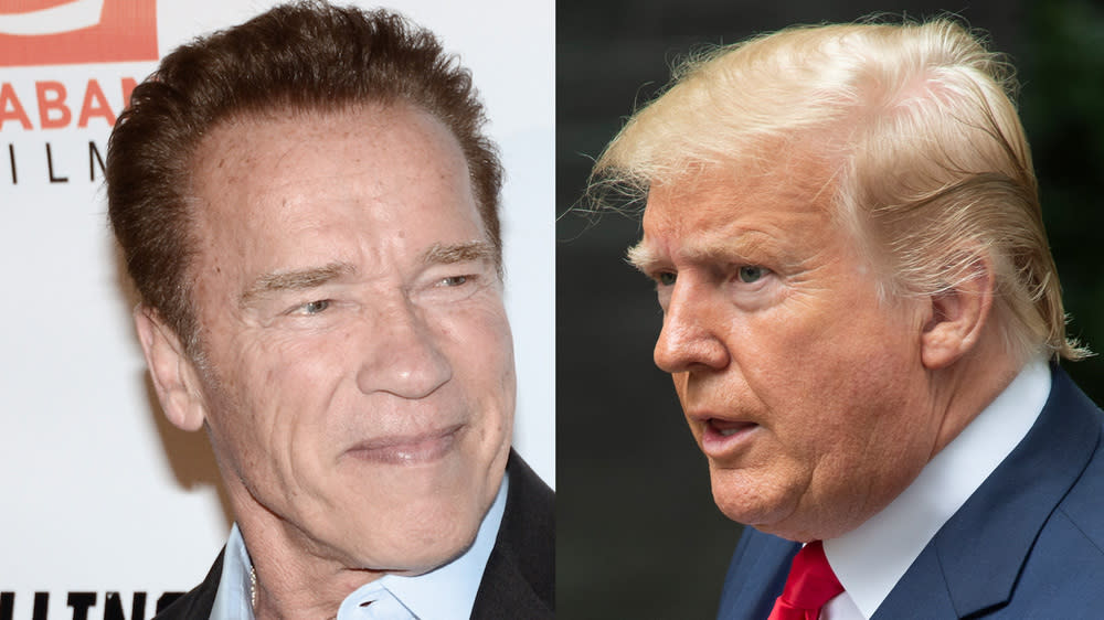 Arnold Schwarzenegger ist natürlich noch am Leben, egal was Donald Trump sagt (Bild: [M] ImageCollect Billy Bennight/AdMedia Gary Mitchell/Landmark Media)