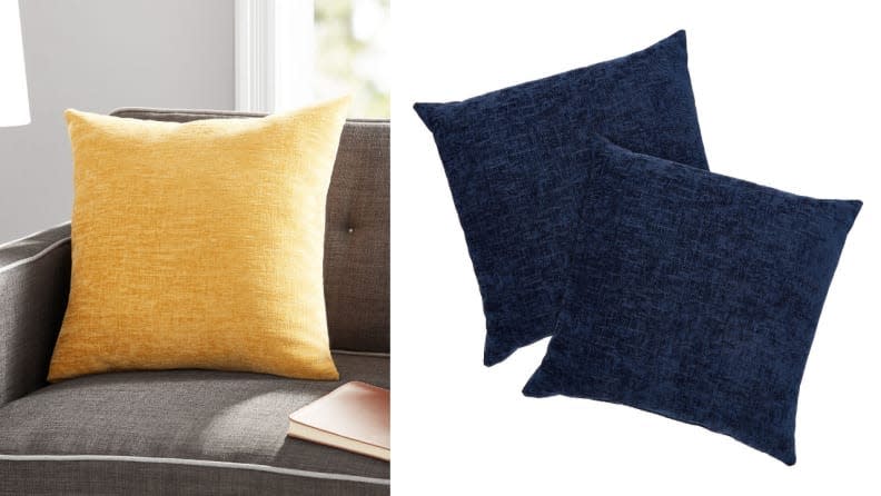 You can't beat the price on these simple throw pillows.