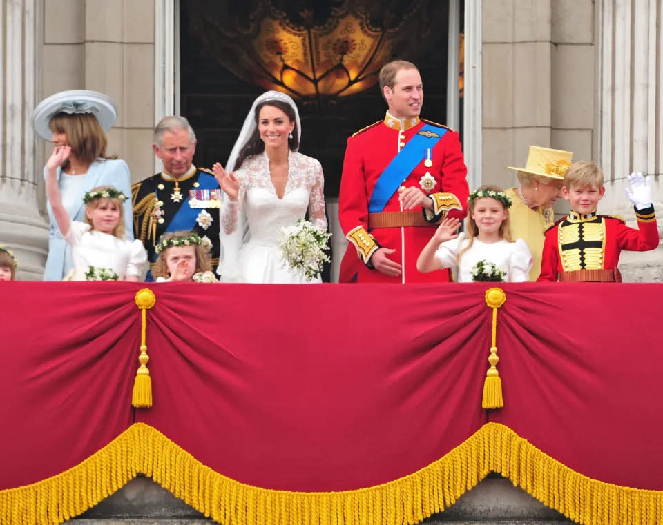 2011 年，威廉和凱特大婚。（Getty Images）