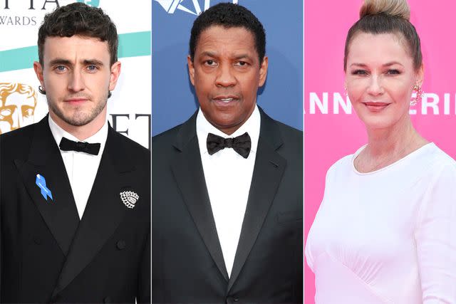 Karwai Tang/WireImage; Rich Fury/Getty Images; Stephane Cardinale - Corbis/Corbis via Getty Images Paul Mescal, Denzel Washington, and Connie Nielsen