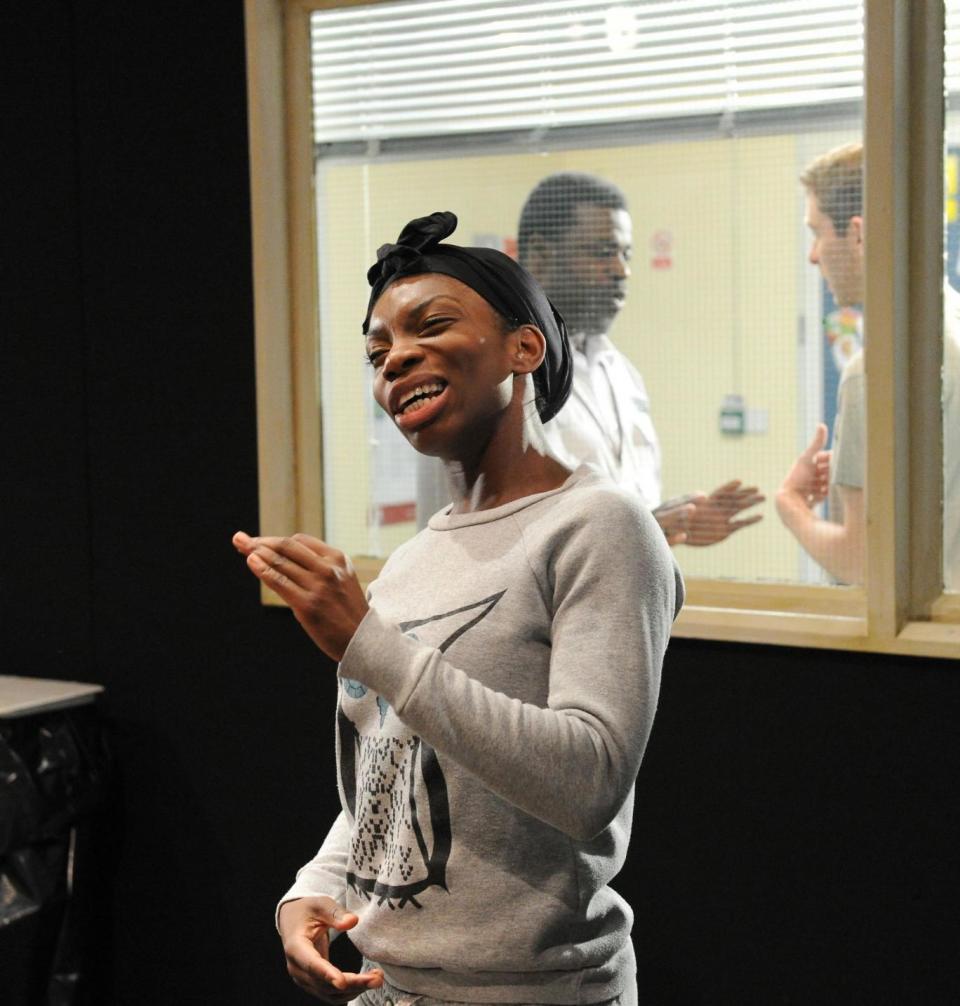 Michaela Coel in Home at the National Theatre (Alastair Muir/REX)