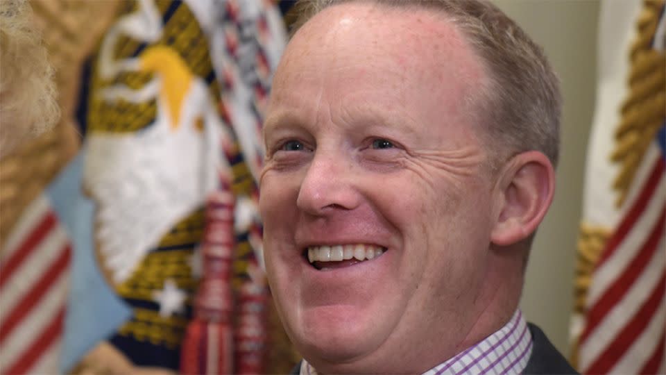 Is Sean Spicer set to take on a new role in the White House? Photo: AP