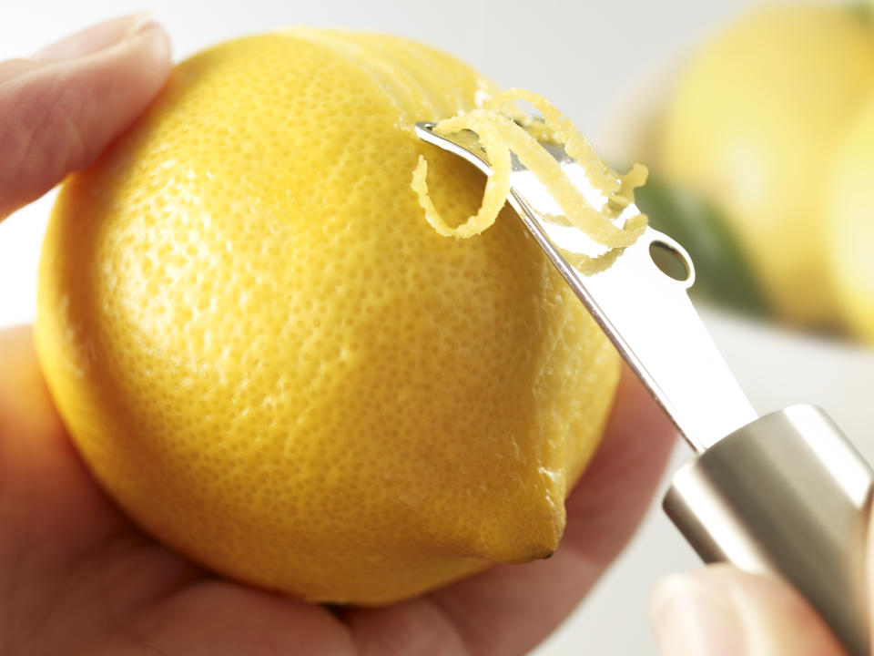 Zesting a Lemon
