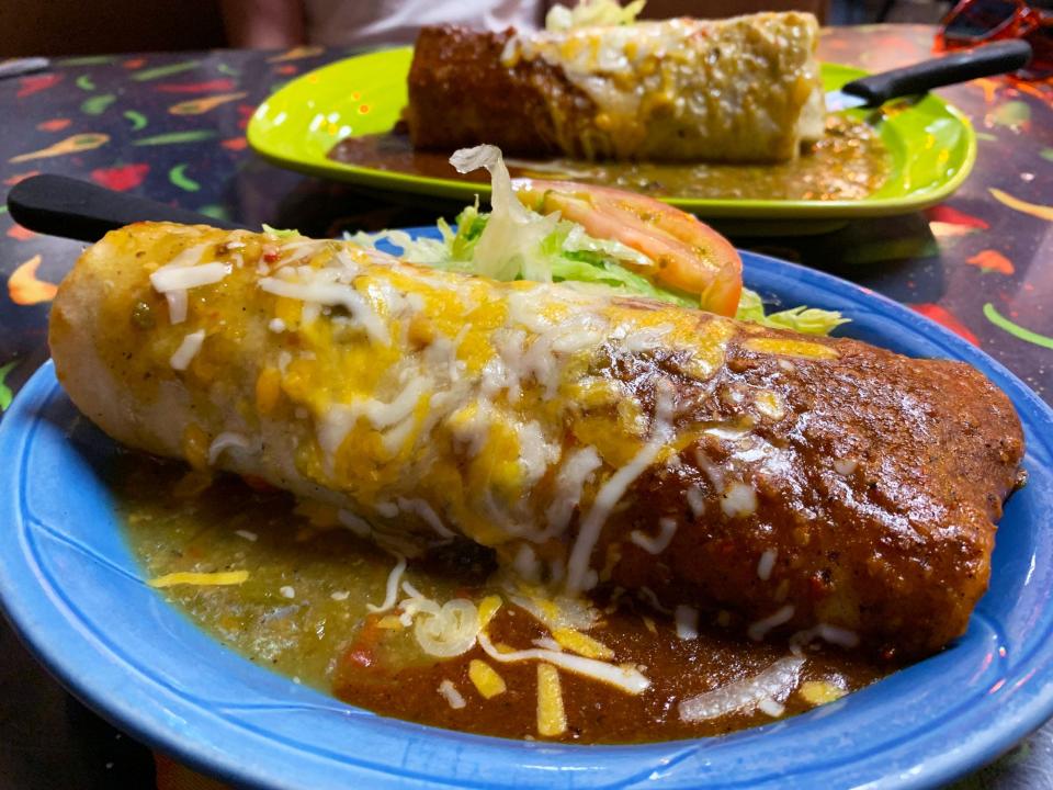The adovada burrito at Los Dos Molinos may look beautiful, but it will shake you to the core.