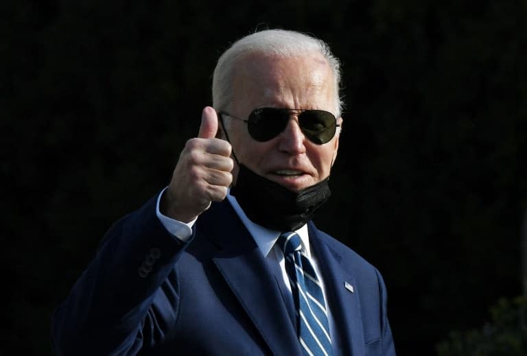 Joe Biden le 19 novembre 2021  - Olivier DOULIERY © 2019 AFP