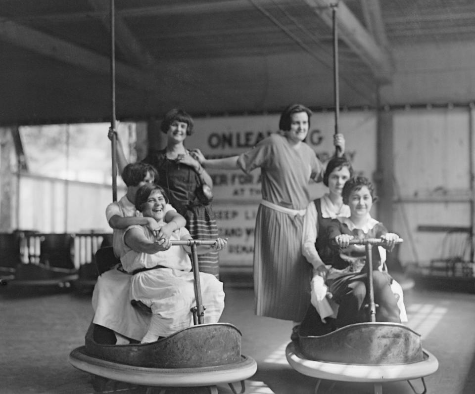 1923: Bumper Cars, Glen Echo Park, Glen Echo, Maryland