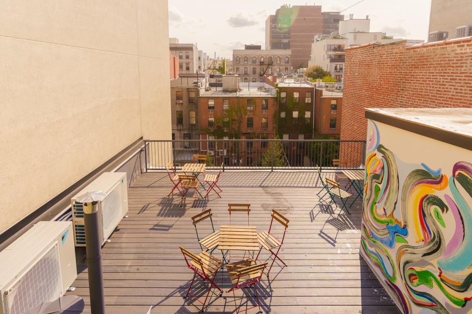 The roof deck in a Cohabs house. - Copyright: Cohabs