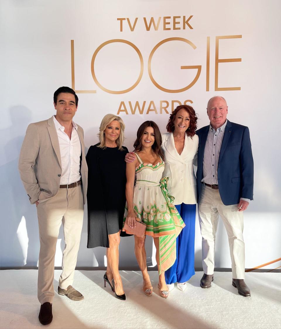 Home and Away stars at Logie nominations