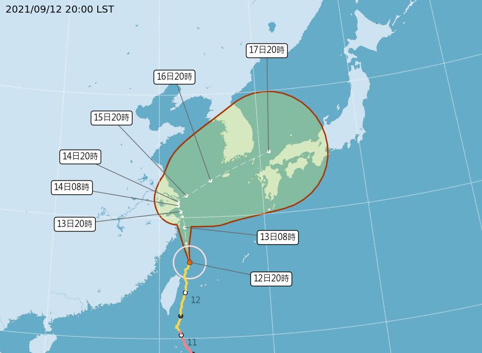璨樹颱風遠離陸警解除改吹西南風　氣象局曝未來2天降雨情況
