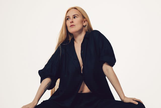 <p>Jess Hines</p> Rumer Willis in Cleobella's "Do It Like a Mother" campaign