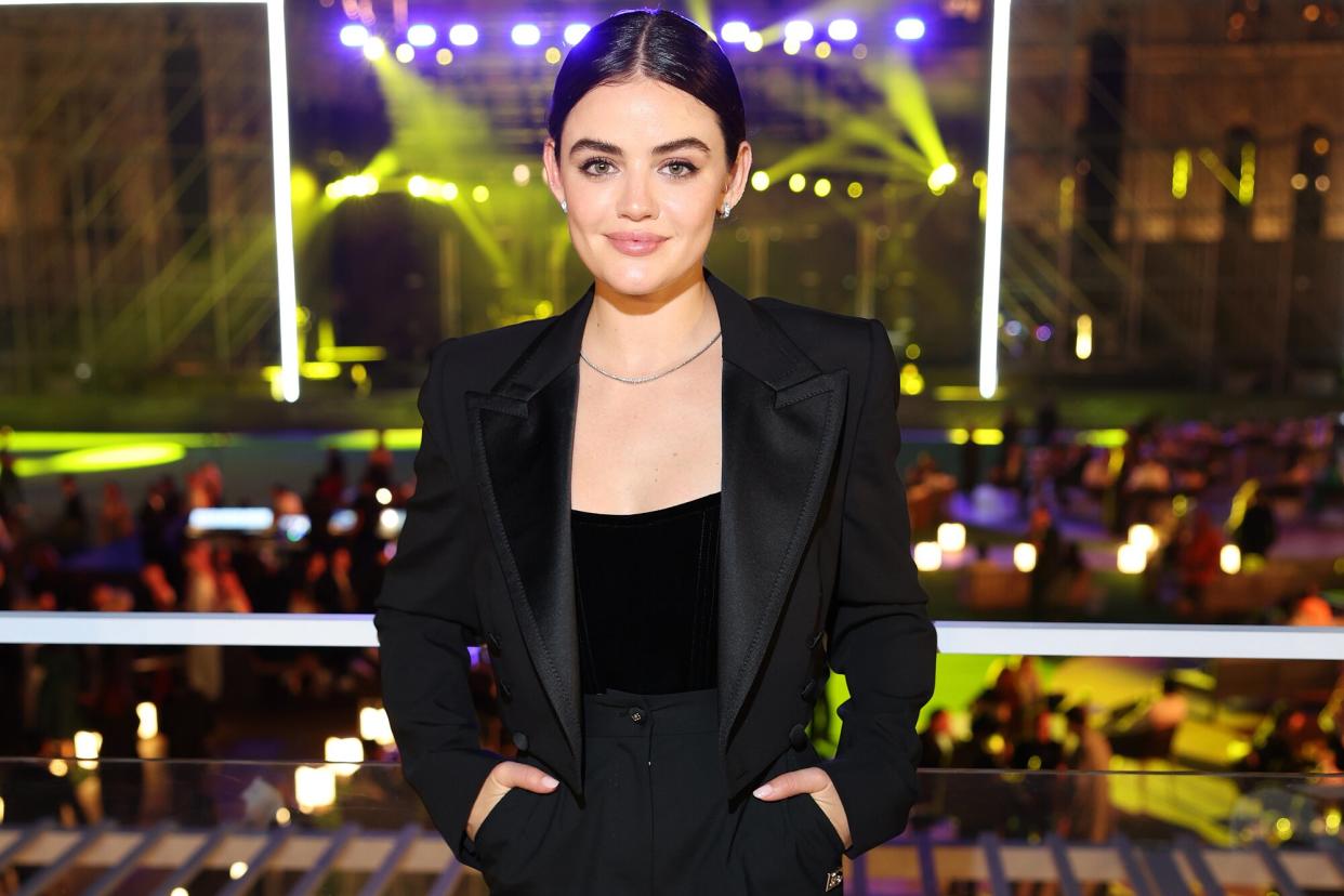 Lucy Hale attends the Opening Night Official After Party at the Red Sea International Film Festival on December 01, 2022 in Jeddah, Saudi Arabia.