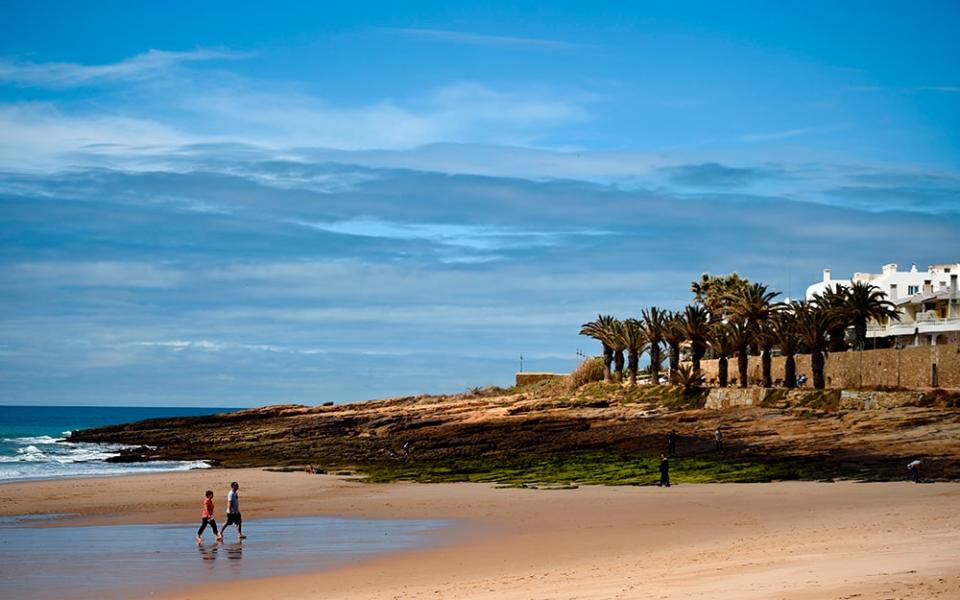 The beach at Praia Da Luz