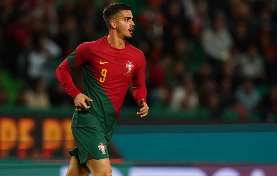lisbon, portugal   november 17 andre silva of portugal during the international friendly match between portugal and nigeria at estadio jose alvalade on november 17, 2022 in lisbon, portugal  photo by gualter fatiagetty images