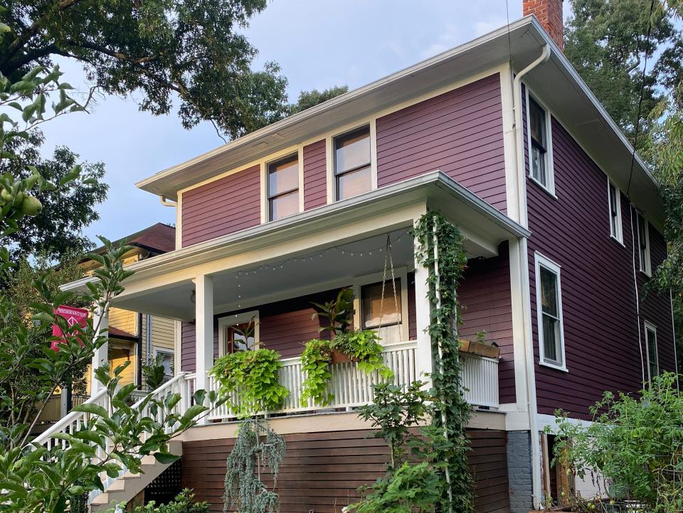 The exterior of the house after renovation.