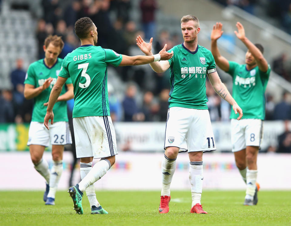 West Brom beat Newcastle 1-0 to complete an unbeaten April in the Premier League. (Getty)