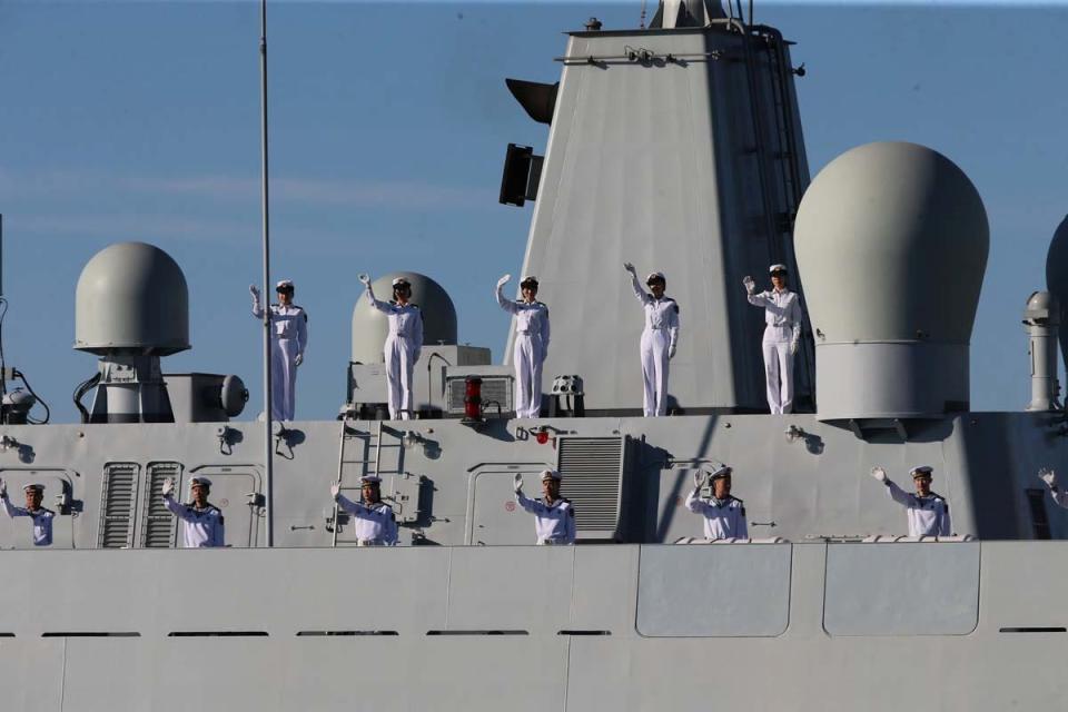 China chinese navy sailors Iran Chabahar