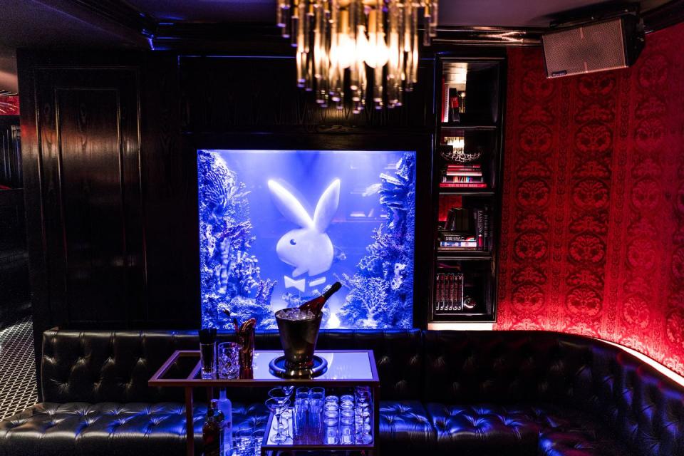 The Playboy Club is located in midtown Manhattan, just north of Hudson Yards at 512 West 42nd Street.