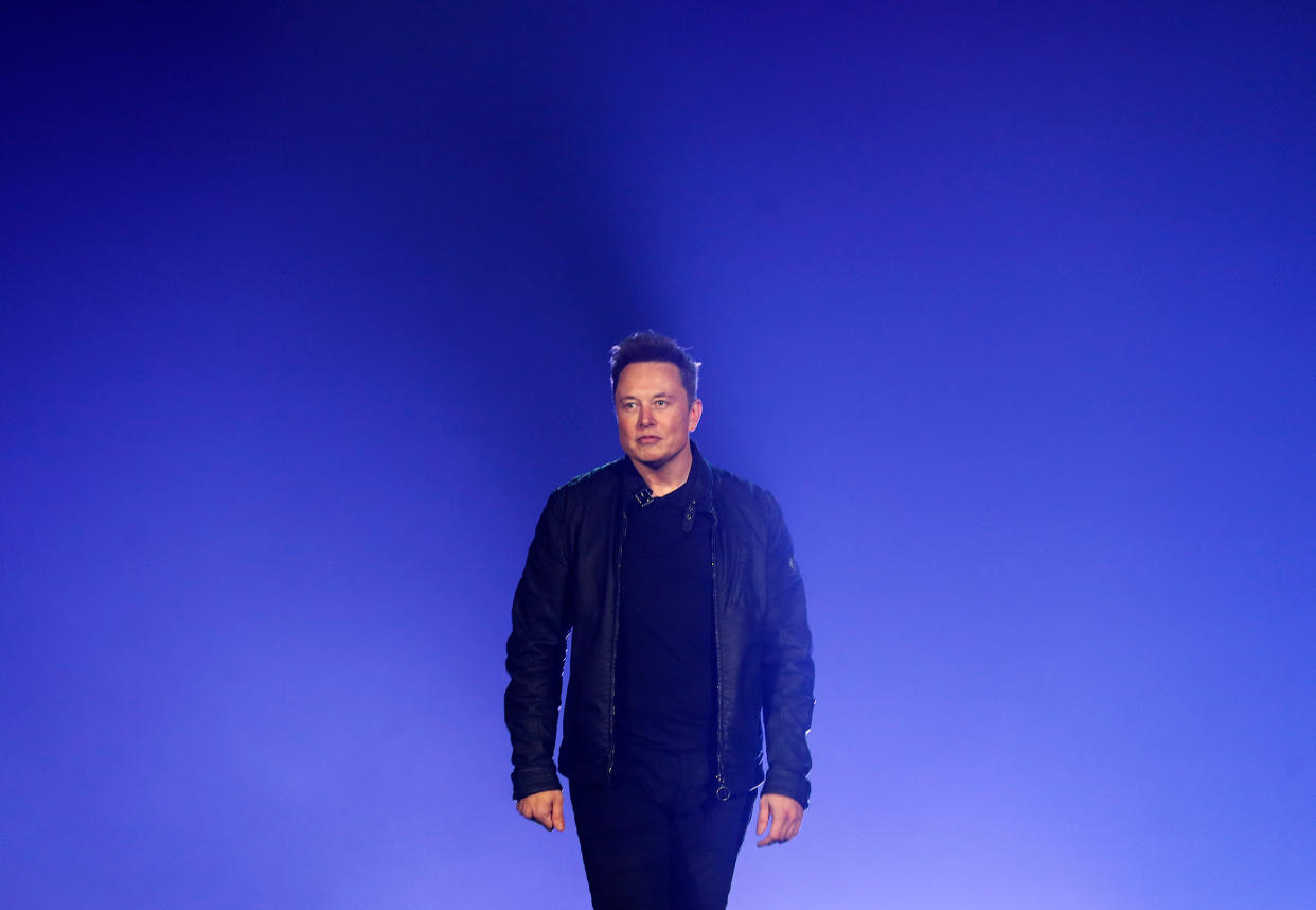 Elon Musk at a Tesla event in Hawthorne, Calif., on Nov. 21, 2019.