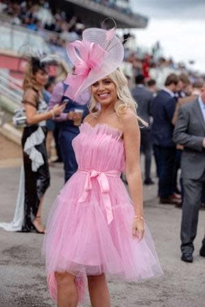One of the stunning outfits on display at the 2023 St Leger Festival at Doncaster Racecourse (Photo: Other)
