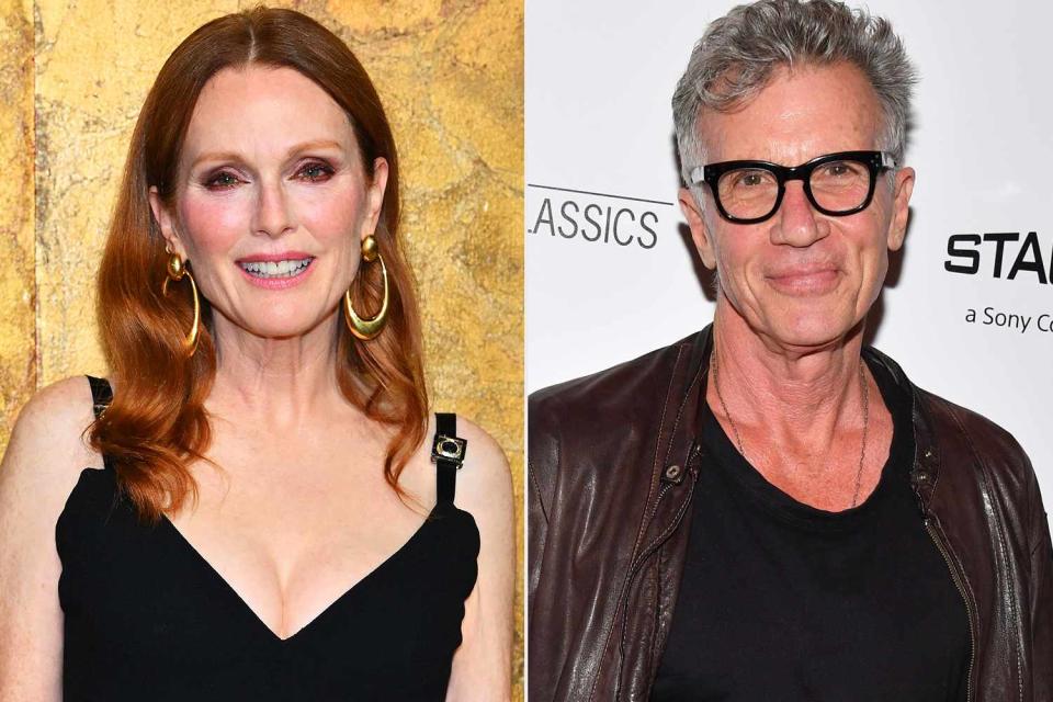 <p>ANGELA WEISS/AFP via Getty Images;  Dia Dipasupil/Getty Images</p> Julianne Moore and Michael Cunningham