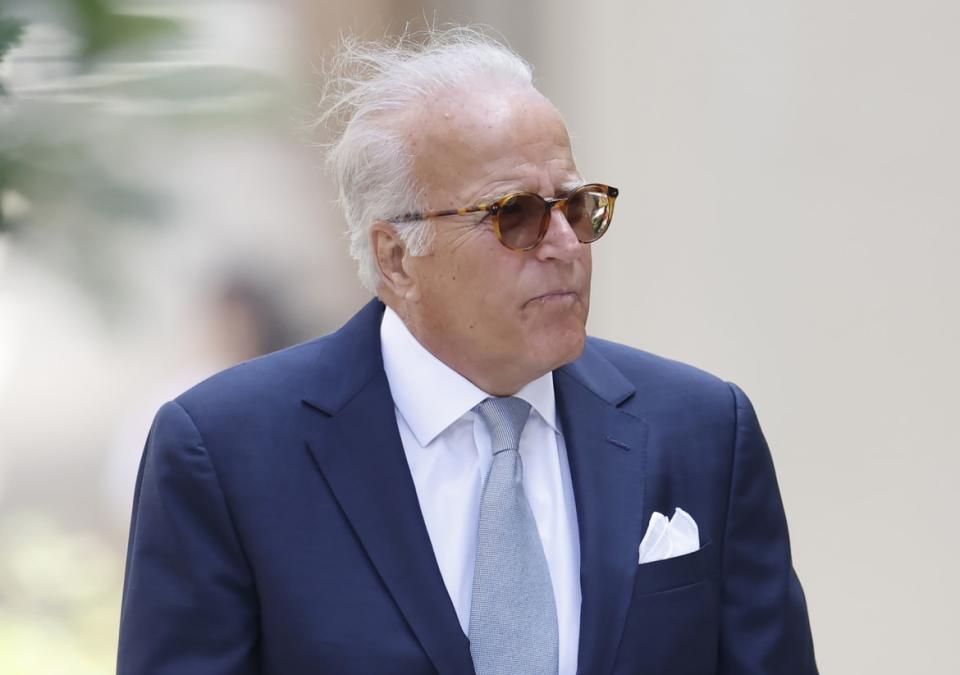 James Biden arriving at the courthouse on Friday.