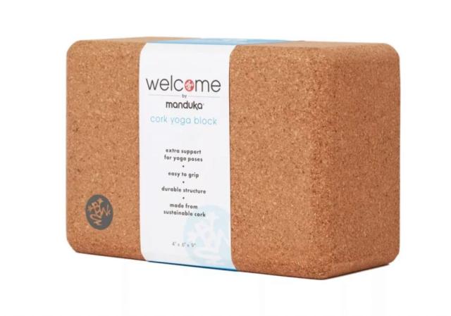 MANDUKA - CORK YOGA BLOCK