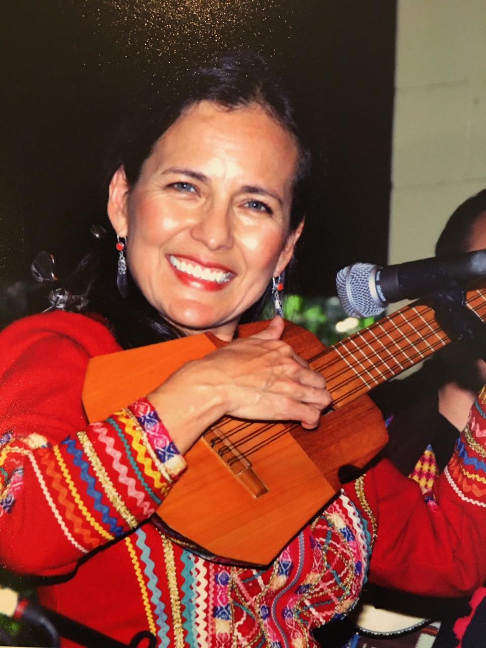 Peruvian singer, guitarist, and charango player  Cecilia Bohorquez makes her first Tallahassee appearance at Blue Tavern on Thursday, Oct. 6, 2022.