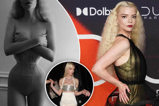 Anya Taylor-Joy sparks fury with topless, waist-cinching corset photo:  'Starvation inspo