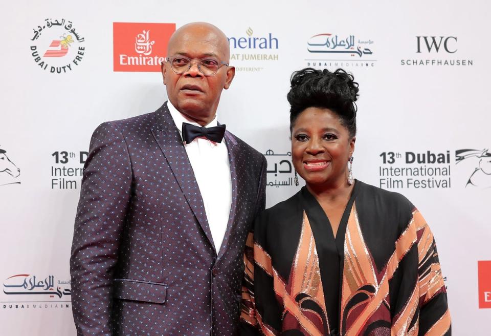 Samuel L Jackson and LaTanya Richardson Jackson (Getty Images for DIFF)