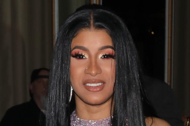 Cardi B Teaches Kids a History Lesson in a Cutout Minidress & the Sharpest  Neon Heels