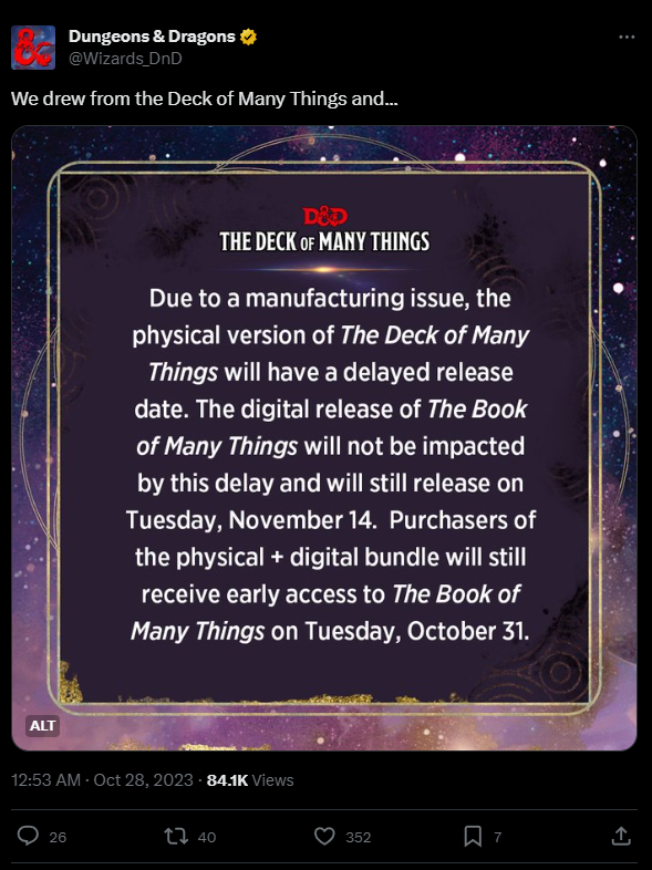 D&D: 'The Book of Many Things' Has a Ridiculous Amount of New